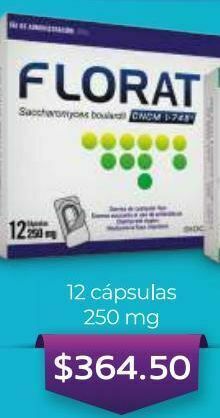 Farmacia San Pablo Floratil cap 250mg caj c/12 oferta