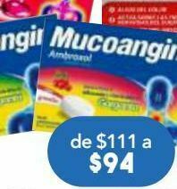 Mucoangin limon pastilla 20mg caj c/18