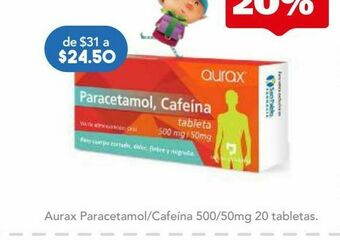 Farmacia San Pablo Paracet/cafe tab 500/50mg c/20 genvita oferta