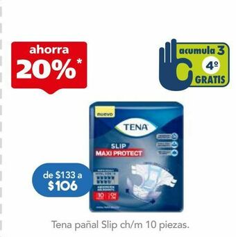 Farmacia San Pablo Tena pañal slip gde bol c/10pz oferta
