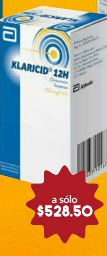 Farmacia San Pablo Klaricid 12hped sus 250mg/5ml fra c/60ml oferta