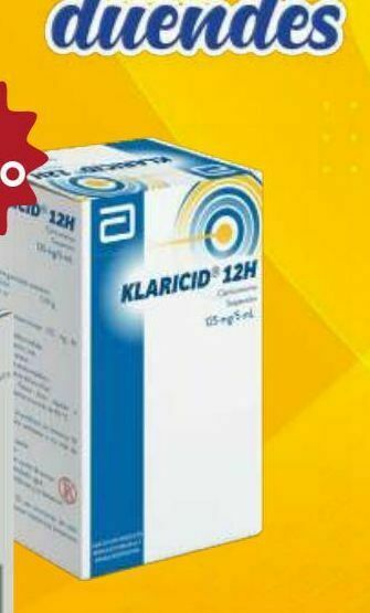 Farmacia San Pablo Klaricid 12hped sus 125mg/5ml fra c/60ml oferta