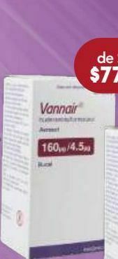 Farmacia San Pablo Vannair aer 160/4.5 mcg caj c/120d oferta