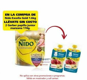 Farmacia San Pablo Nido leche polvo excella gold 1+ c/1.6kg oferta