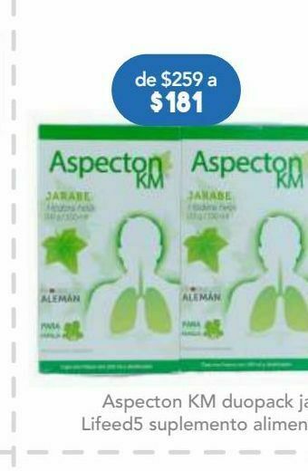 Farmacia San Pablo Aspecton km duopack jarabe paq c/2pzs oferta