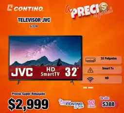 Contino JVC HD Smart TV 32" oferta
