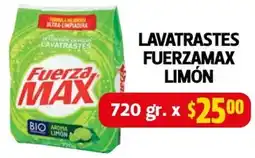 Farmacias Guadalajara Fuerzamax lavatrastes limón oferta