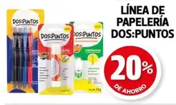 Farmacias Guadalajara Dos:puntos línea de papelería oferta