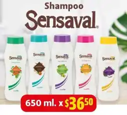 Farmacias Guadalajara Sensaval shampoo oferta