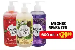 Farmacias Guadalajara Sensa zen jabones oferta