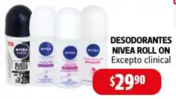 Farmacias Guadalajara Nivea roll on desodorantes oferta