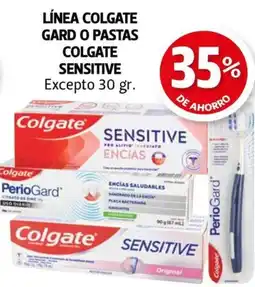 Farmacias Guadalajara Colgate línea gard o pastas sensitive oferta
