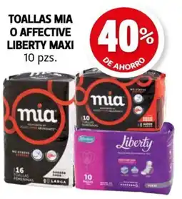 Farmacias Guadalajara Mia o affective liberty maxi toallas oferta