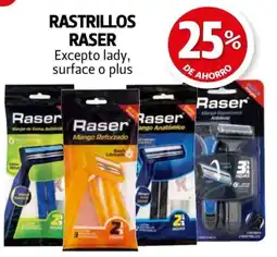 Farmacias Guadalajara Rastrillos raser excepto lady, surface o plus oferta