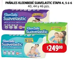 Farmacias Guadalajara Kleenbebé pañales suavelastic oferta