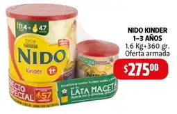 Farmacias Guadalajara Nestlé nido kinder 1-3 años oferta