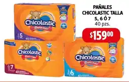 Farmacias Guadalajara Chicolastic talla pañales 5,6 ó 7 oferta
