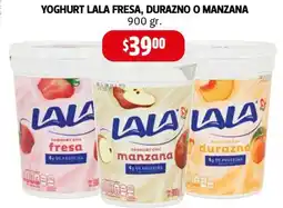 Farmacias Guadalajara Lala fresa yoghurt durazno o manzana oferta