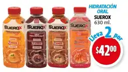 Farmacias Guadalajara Suerox hidratación oral oferta