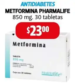 Farmacias Guadalajara Metformina antidiabetes pharmalife oferta