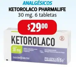 Farmacias Guadalajara Ketorolaco analgésicos pharmalife oferta