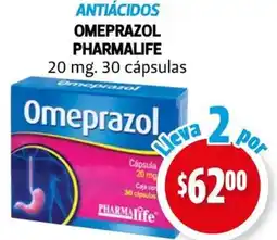 Farmacias Guadalajara Antiácidos omeprazol pharmalife oferta