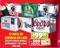 Soriana Híper Cerveza en lata oferta