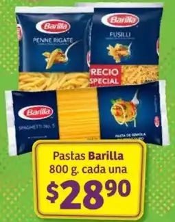 Soriana Híper Barilla pastas cada una oferta