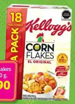 Soriana Híper Kellogg's cereal corn flakes oferta