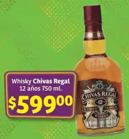 Soriana Híper Chivas regal whisky 12 años oferta
