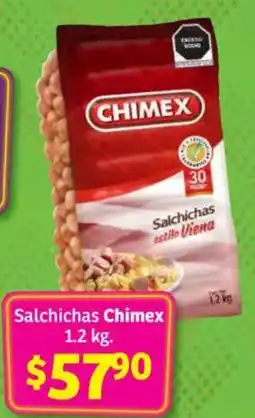 Soriana Híper Chimex Salchichas oferta