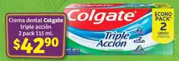 Soriana Híper Colgate crema dental triple acción oferta