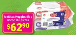 Soriana Híper Huggies toallitas día y noche oferta