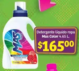 Soriana Híper Mas color detergente líquido ropa oferta