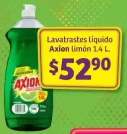 Soriana Híper Axion lavatrastes líquido limón oferta