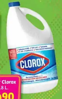 Soriana Híper Clorox blanqueador regular oferta
