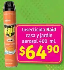 Soriana Híper Raid insecticida casa y jardín aerosol oferta
