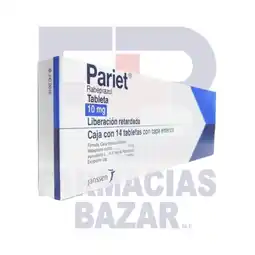Farmacias Bazar PARIET 10MG 14 TABLETAS oferta