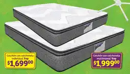 Soriana Híper Troy colchón con colchoneta individual oferta
