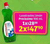 Soriana Híper Precíssimo lavatrastes limón oferta