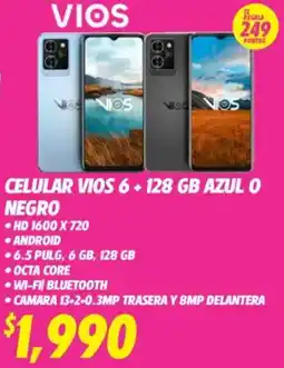 Soriana Híper Vios celular oferta
