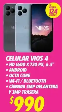 Soriana Híper Vios celular oferta