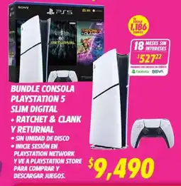 Soriana Híper Playstation 5 bundle consola slim digital oferta