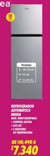 Soriana Híper Midea refrigerador automático oferta