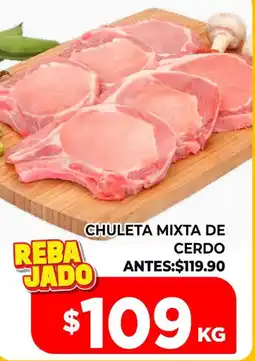HEB Chuleta mixta de cerdo oferta