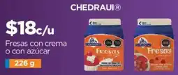 Chedraui Chedraui fresas con crema o con azúcar oferta