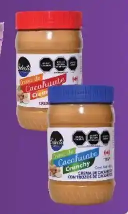 Chedraui Crema de cacahuate crunchy o cremosa oferta
