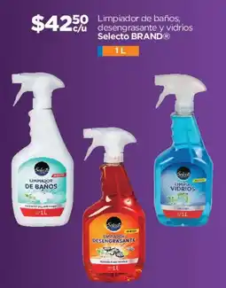 Chedraui Selecto brand limpiador de baños dmengrasante y vidrios oferta