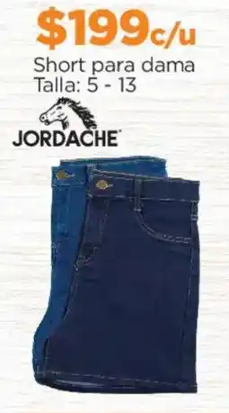Chedraui Jordache short para dama oferta