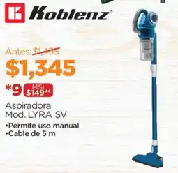 Chedraui Koblenz aspiradora oferta